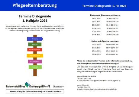 Termine der Dialogrunde im 1. Halbjahr 2026 ansehen